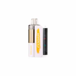 White Gummy Foger Switch Pro 30K Disposable & Power Bank