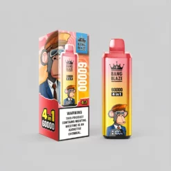 Bang Blaze 60K Puffs 4 in 1 Disposable Vape LED Display